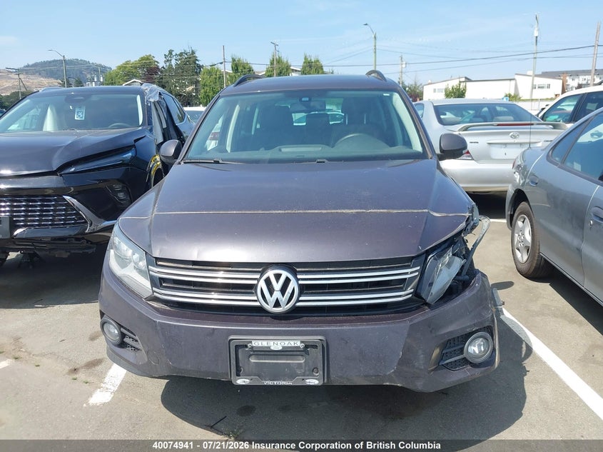 2016 Volkswagen Tiguan Comfort/High/R-Line/Sp Ed VIN: WVGJV7AX0GW531244 Lot: 40074941