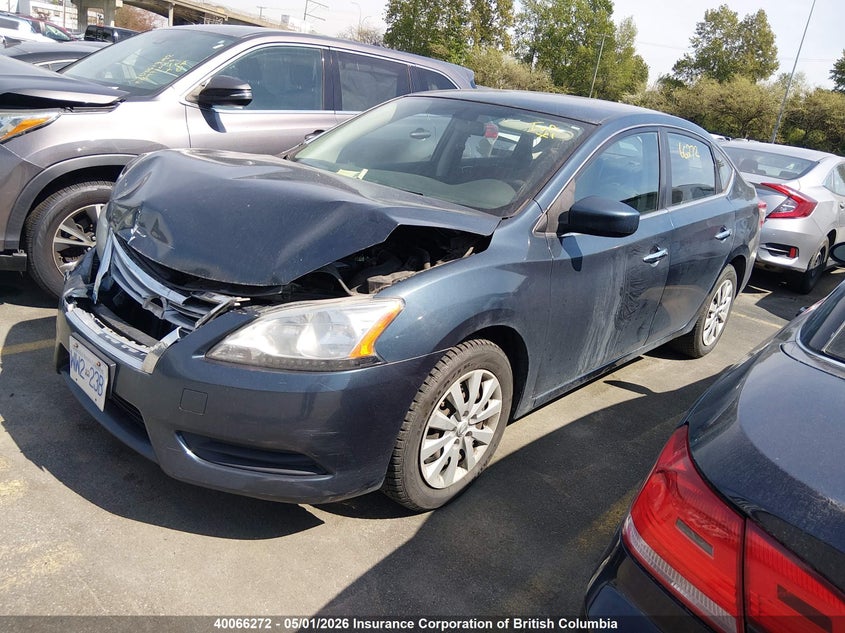 2014 NISSAN SENTRA SEDAN 1.8L I-4 DOHC, VVT, 130HP