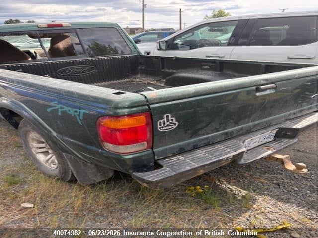 1999 FORD RANGER PICKUP 4.0L V6 FI F