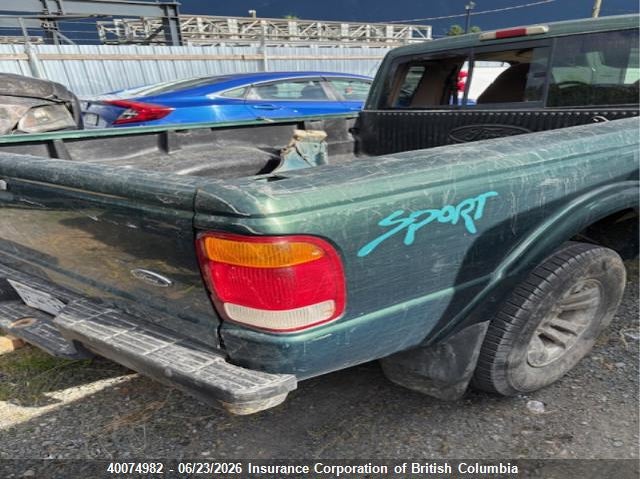 1999 FORD RANGER PICKUP 4.0L V6 FI F