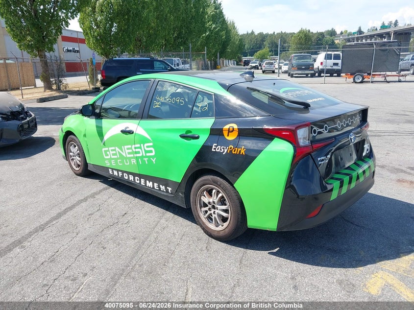 Vin: jtdl9mfu0m3029863, lot: 30090962, toyota prius 20213