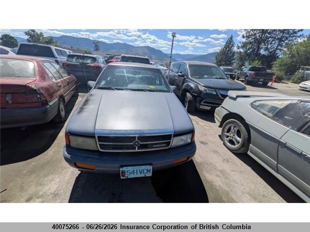 1991 DODGE SPIRIT SEDAN 3.0L V6 FI OHV F