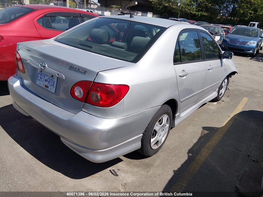 2005 TOYOTA COROLLA SEDAN 1.8L I-4 DOHC, VVT, 130HP