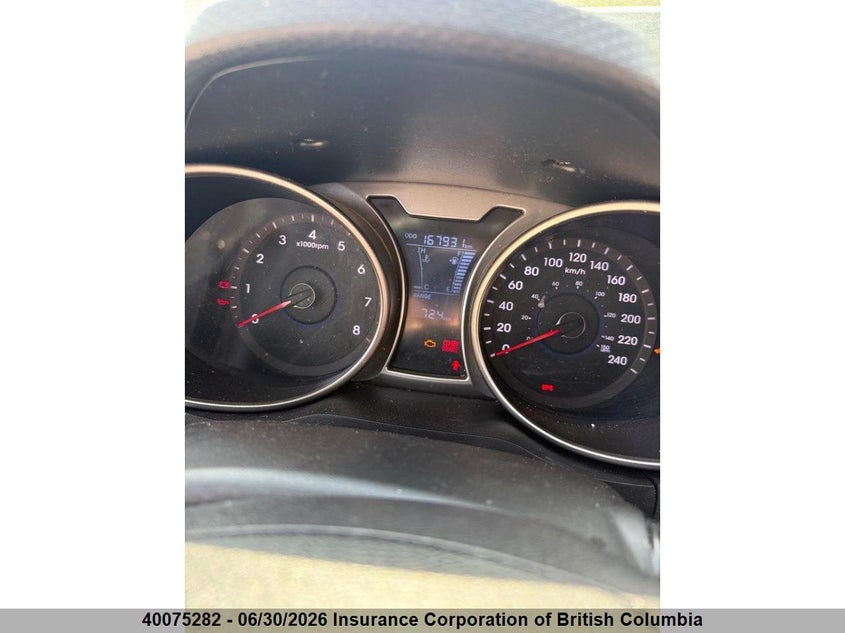 2012 HYUNDAI VELOSTER COUPE 1.6L I4 FI DOHC 16V NF4
