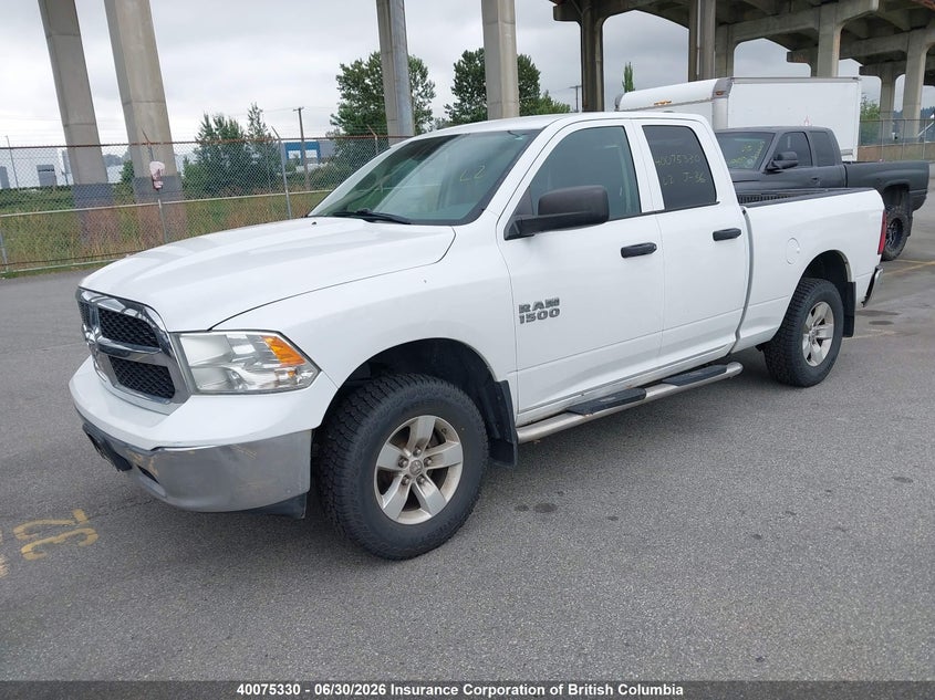 2013 RAM 1500, Удар сзади, IAAI, VIN 1C6RR7FG7DS713246 — фото 2