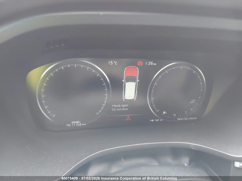 2020 VOLVO XC60 SPORT UTILITY VEHICLE 2.0L I-4 DI, DOHC, VVT, TURBO/SUPERCHARGER, 316HP