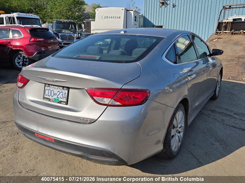 2016 Chrysler 200 VIN: 1C3CCCFB9GN134702 Lot: 40075415