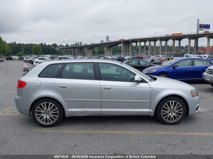 2009 AUDI A3 SEDAN 2.0L I-4 DI, DOHC, VVT, TURBO, 200HP