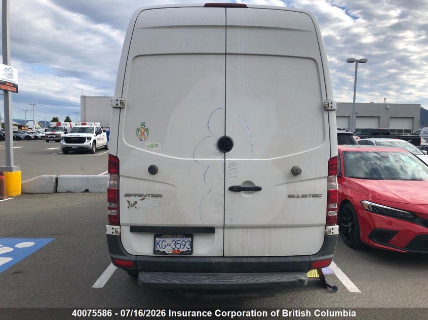 2015 MERCEDES-BENZ SPRINTER VAN 2.1L I-4 DI, DOHC, VVT, TURBO, 161HP