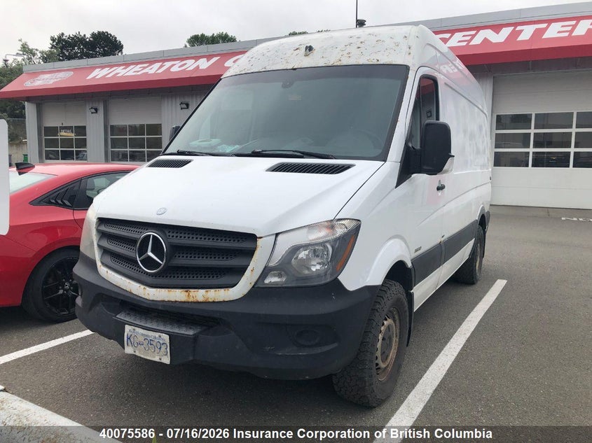 2015 MERCEDES-BENZ SPRINTER VAN 2.1L I-4 DI, DOHC, VVT, TURBO, 161HP