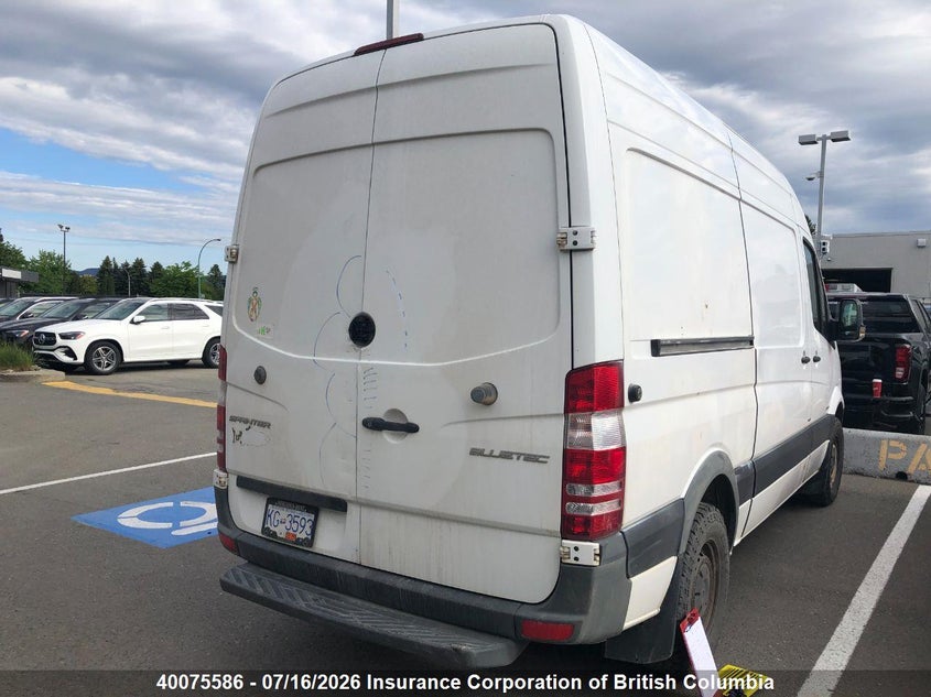 2015 MERCEDES-BENZ SPRINTER VAN 2.1L I-4 DI, DOHC, VVT, TURBO, 161HP