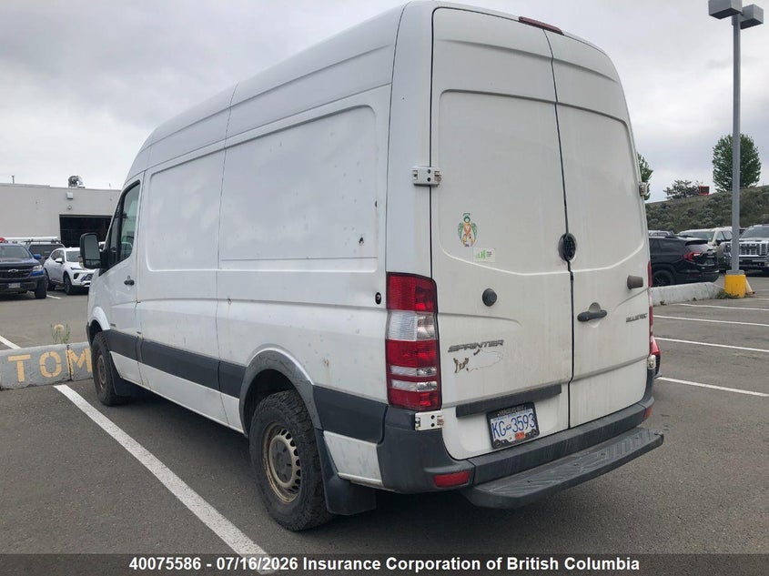 2015 MERCEDES-BENZ SPRINTER VAN 2.1L I-4 DI, DOHC, VVT, TURBO, 161HP