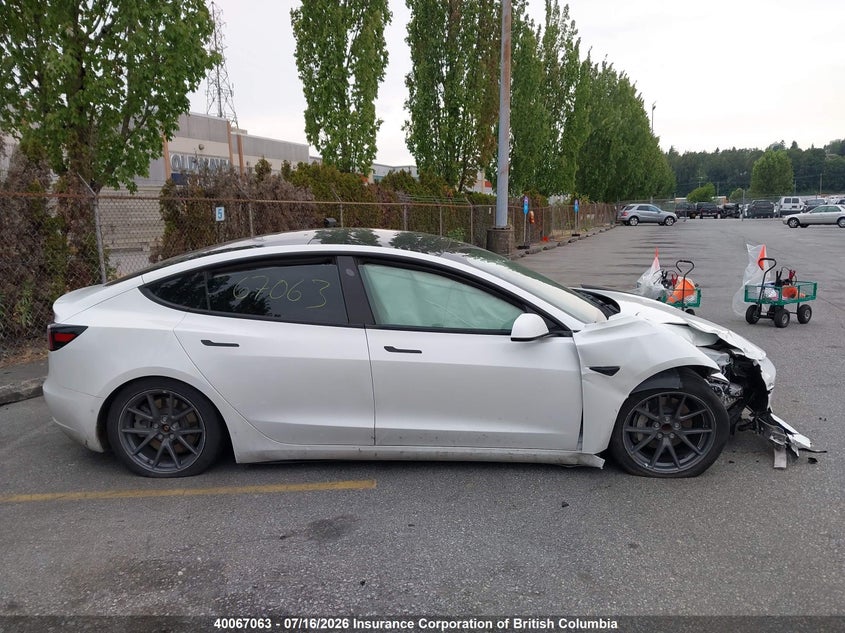 2021 Tesla Model 3 VIN: 5YJ3E1EA7MF843285 Lot: 40067063