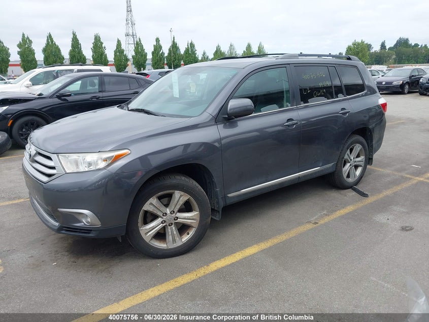 2013 Toyota Highlander, Удар сзади, IAAI, VIN 5TDBK3EH2DS232735 — фото 2