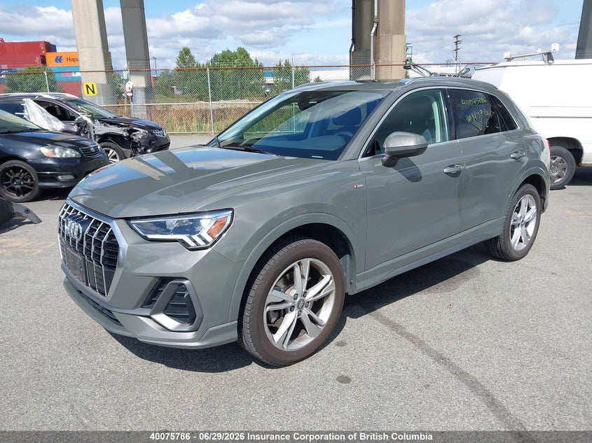 2020 Audi Q3, Front, IAAI, VIN WA1EECF30L1096635 — photo 2