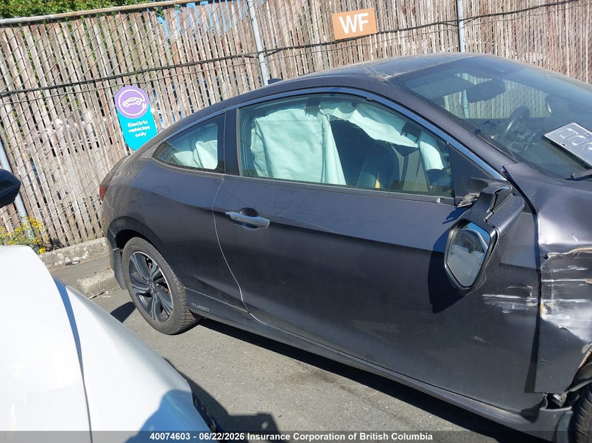 2016 HONDA CIVIC SEDAN 1.5L I-4 DI, DOHC, VVT, TURBO, 174HP