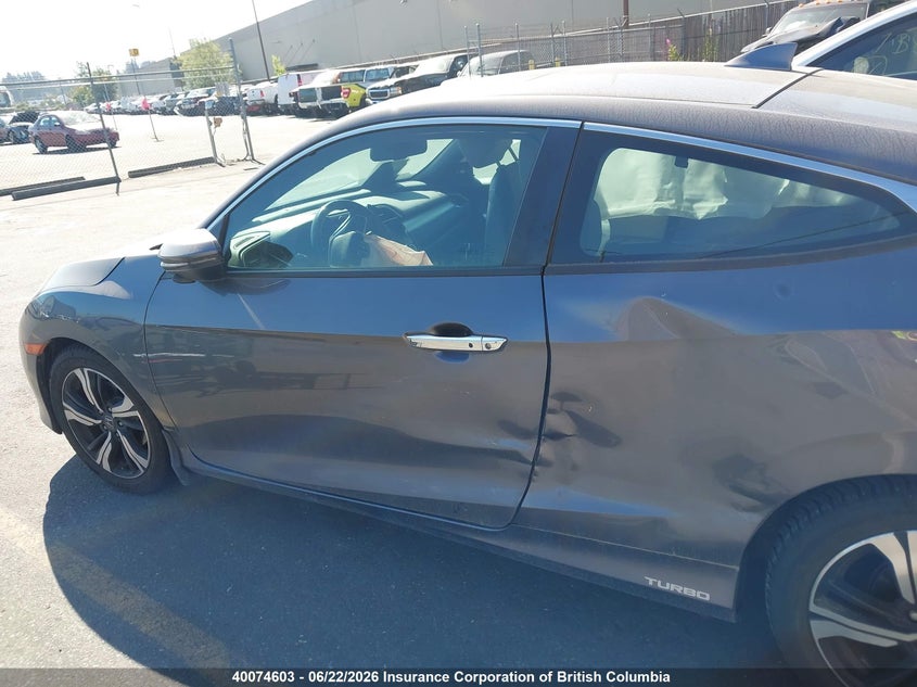 2016 HONDA CIVIC SEDAN 1.5L I-4 DI, DOHC, VVT, TURBO, 174HP