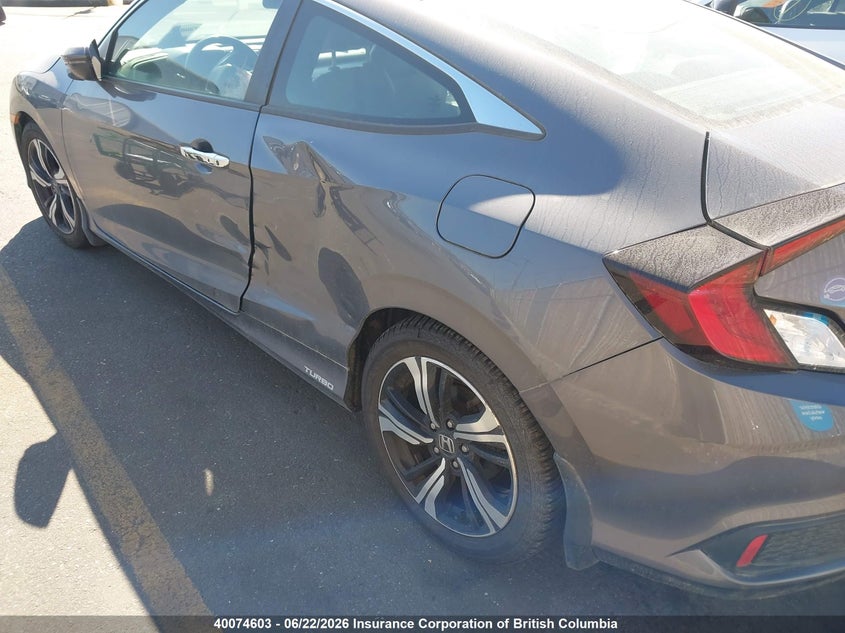 2016 HONDA CIVIC SEDAN 1.5L I-4 DI, DOHC, VVT, TURBO, 174HP