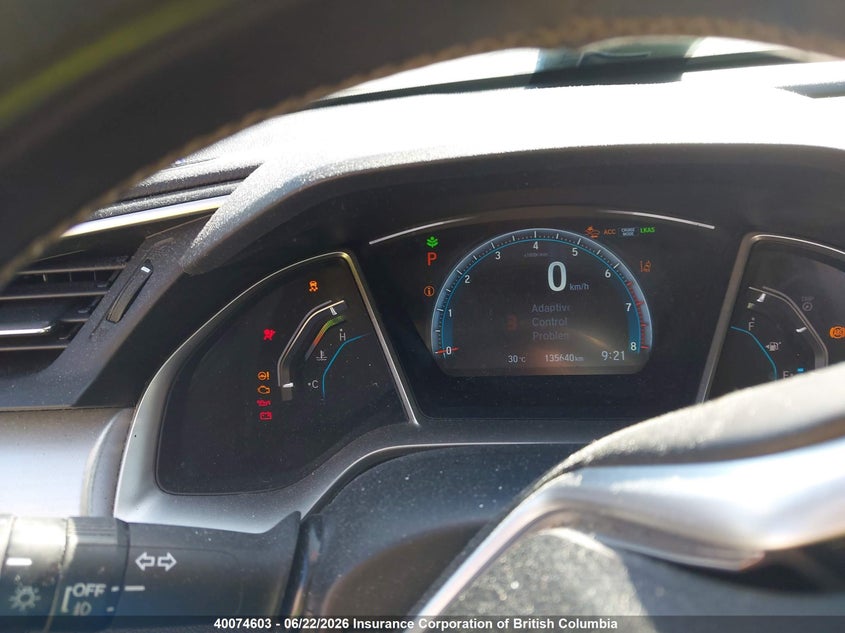 2016 HONDA CIVIC SEDAN 1.5L I-4 DI, DOHC, VVT, TURBO, 174HP