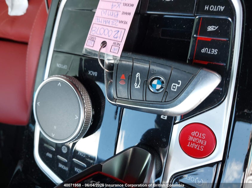 2023 BMW X4 M SPORT UTILITY VEHICLE 3.0L I-6 DI, DOHC, VVT, TURBO, 503HP