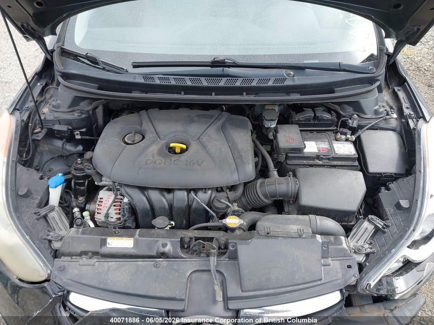 2012 HYUNDAI ELANTRA SEDAN 1.8L I-4 DOHC, VVT, 148HP