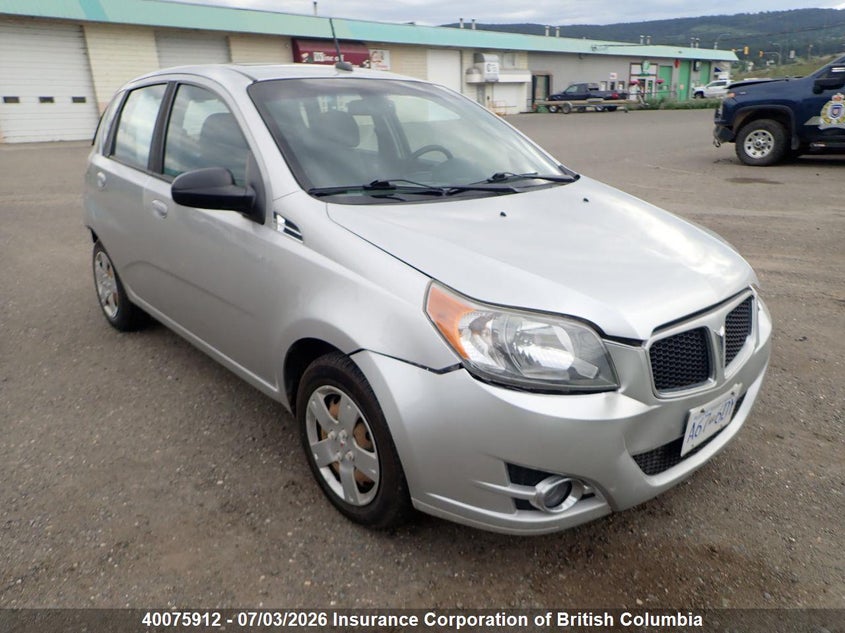 2010 PONTIAC G3 HATCHBACK 1.6L I4 FI DOHC 16V NF4