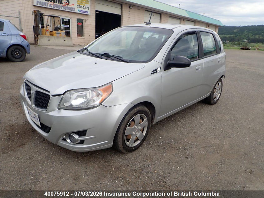 2010 PONTIAC G3 HATCHBACK 1.6L I4 FI DOHC 16V NF4