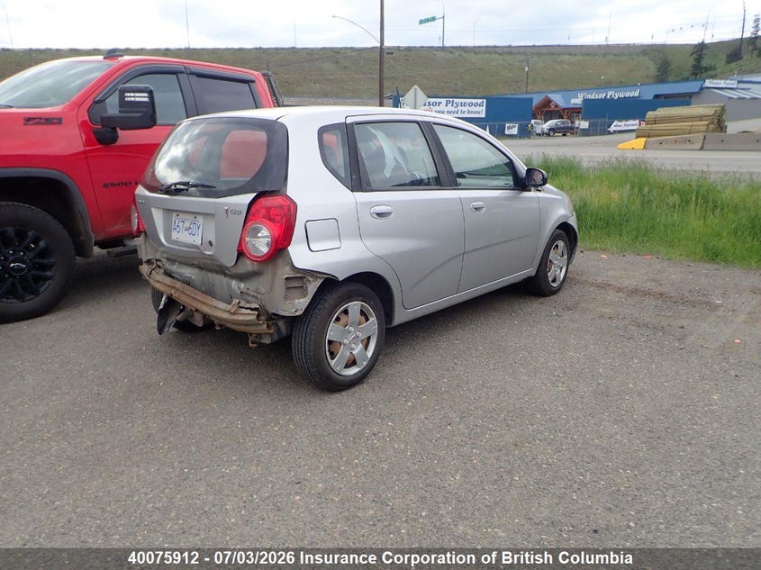 2010 PONTIAC G3 HATCHBACK 1.6L I4 FI DOHC 16V NF4