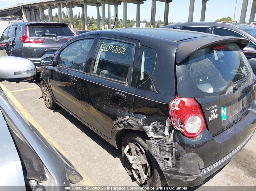 2009 PONTIAC WAVE SEDAN 1.6L I-4 DOHC, VVT, 106HP