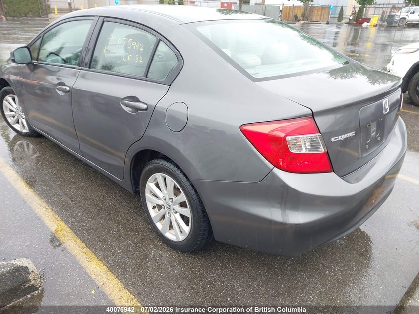 2012 HONDA CIVIC SEDAN 1.8L I4 FI SOHC 16V NF4