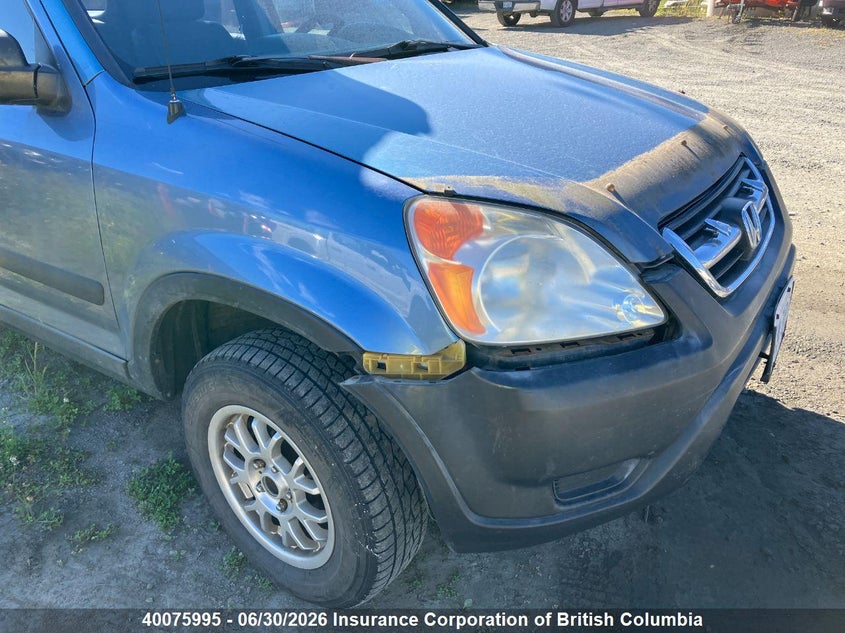 2002 HONDA CR-V SPORT UTILITY VEHICLE 2.4L I4 FI DOHC F4