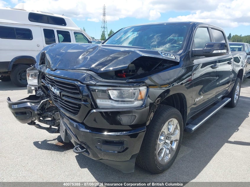 2020 RAM 1500, Front, IAAI, VIN 1C6SRFFT4LN158455 — photo 2