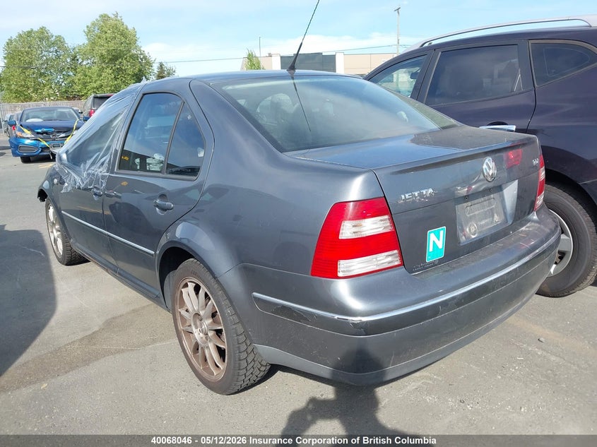 2005 VOLKSWAGEN JETTA SEDAN 1.9L I-4 DI, TURBO, 100HP