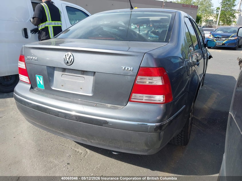 2005 VOLKSWAGEN JETTA SEDAN 1.9L I-4 DI, TURBO, 100HP