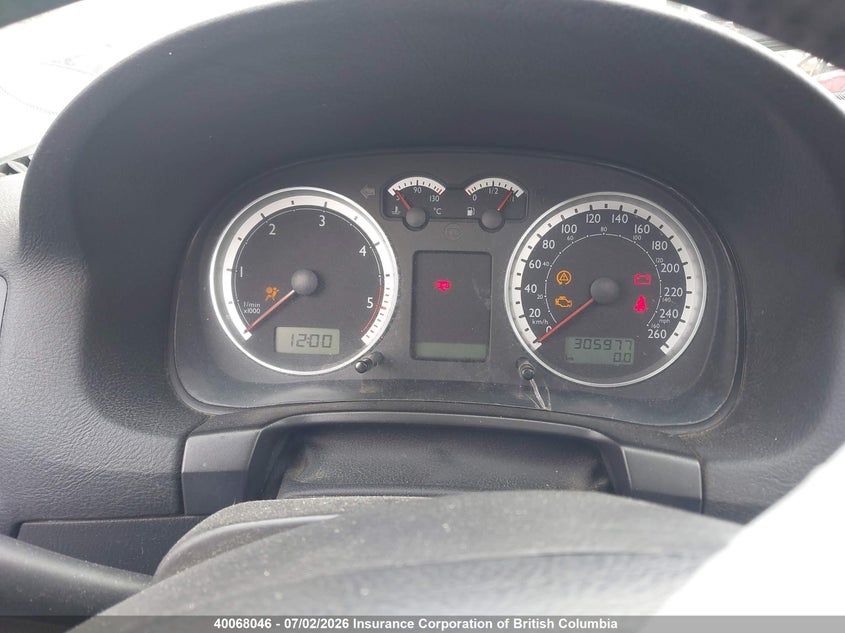 2005 VOLKSWAGEN JETTA SEDAN 1.9L I-4 DI, TURBO, 100HP