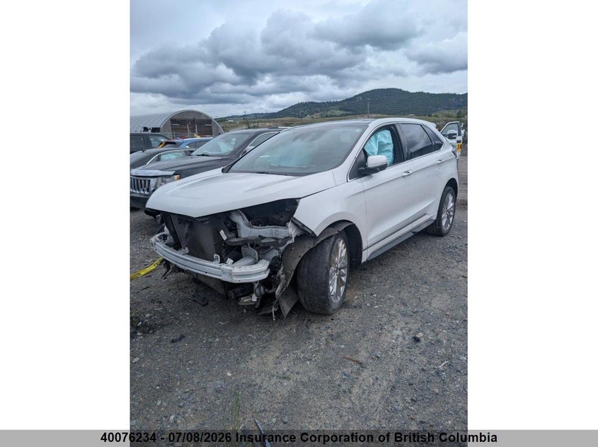 2022 Ford Edge, Right Rear, IAAI, VIN 2FMPK4K9XNBA75821 — photo 2