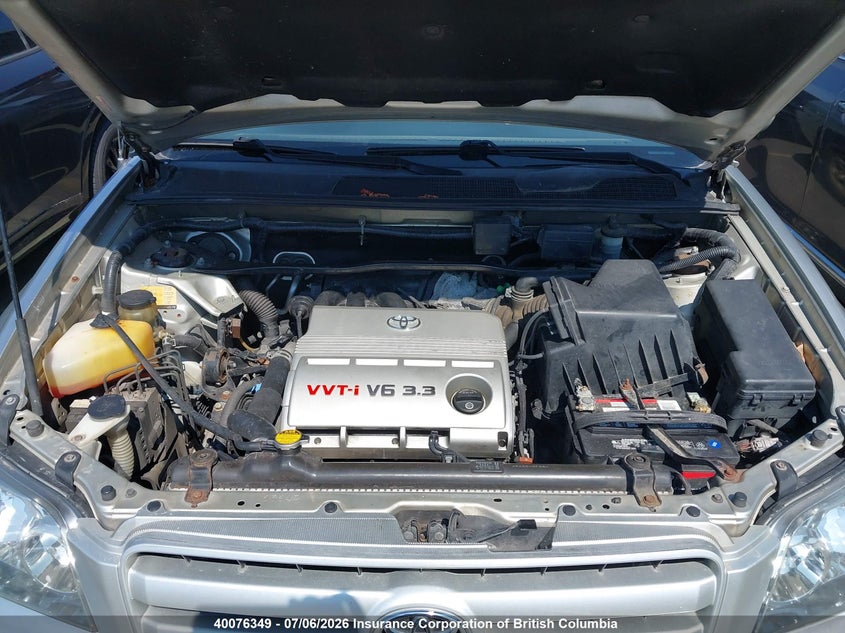 2005 TOYOTA HIGHLANDER SPORT UTILITY VEHICLE 3.3L V6 FI DOHC 24V F4