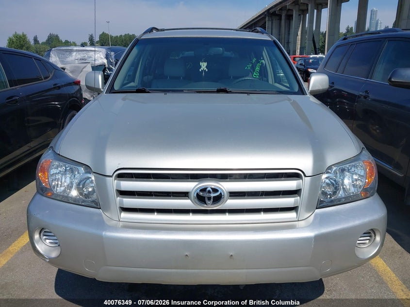 2005 TOYOTA HIGHLANDER SPORT UTILITY VEHICLE 3.3L V6 FI DOHC 24V F4