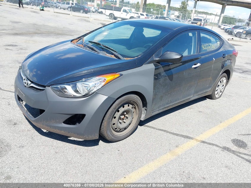 2013 Hyundai Elantra, Удар спереду, IAAI, VIN 5NPDH4AE2DH317783 — фото 2