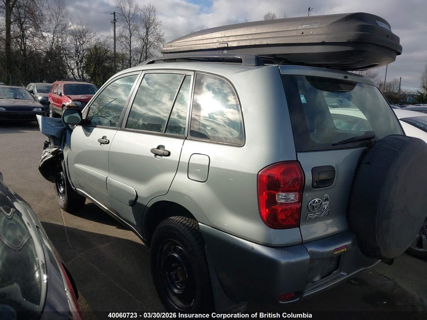 2004 TOYOTA RAV4 SPORT UTILITY VEHICLE 2.4L I-4 DOHC, VVT, 161HP