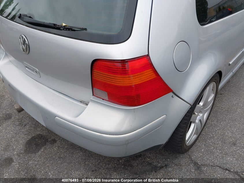 2003 VOLKSWAGEN GOLF HATCHBACK 1.8L I4 FI DOHC F