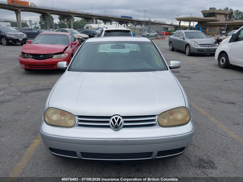 2003 VOLKSWAGEN GOLF HATCHBACK 1.8L I4 FI DOHC F