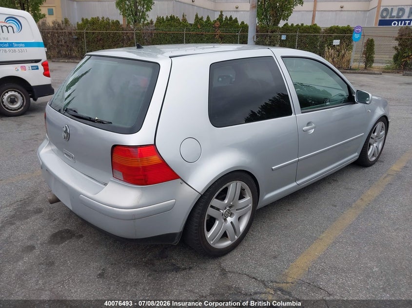 2003 VOLKSWAGEN GOLF HATCHBACK 1.8L I4 FI DOHC F