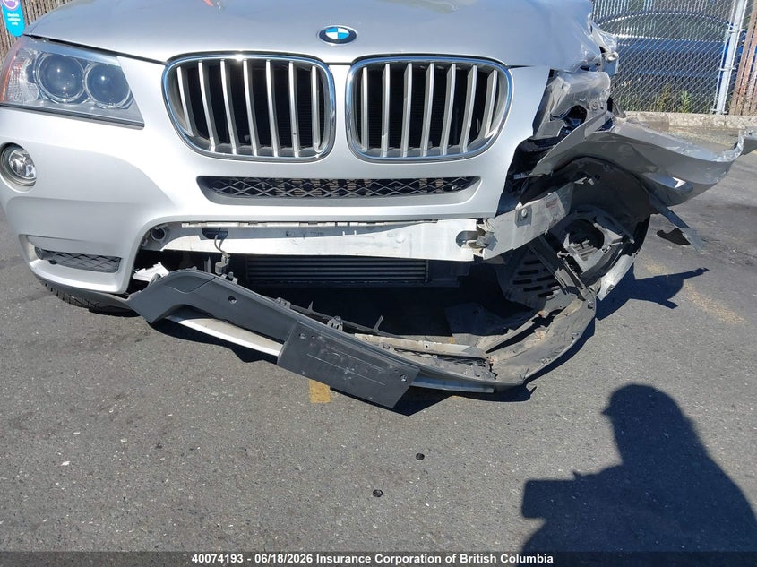 2013 BMW X3 SPORT UTILITY VEHICLE 2.0L I-4 DI, DOHC, VVT, TURBO, 241HP