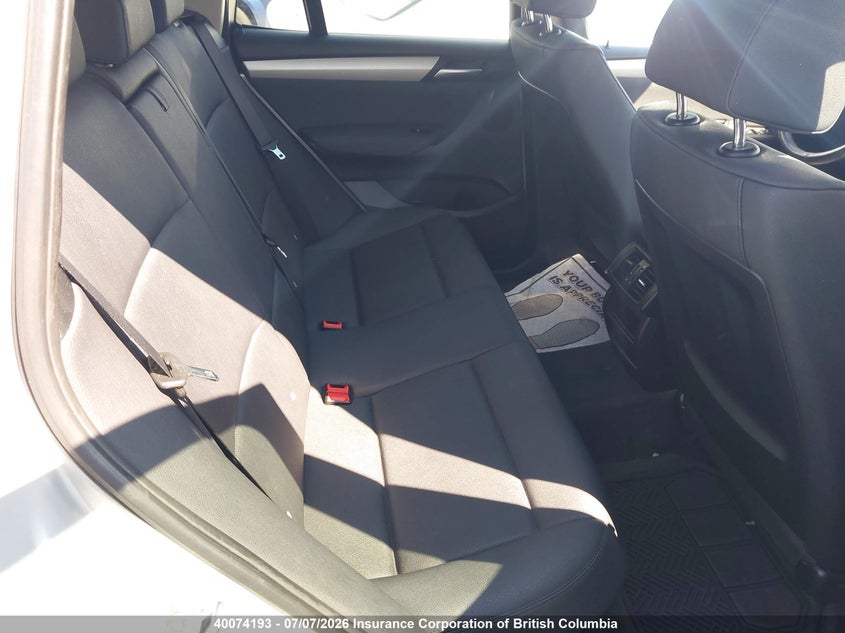 2013 BMW X3 SPORT UTILITY VEHICLE 2.0L I-4 DI, DOHC, VVT, TURBO, 241HP
