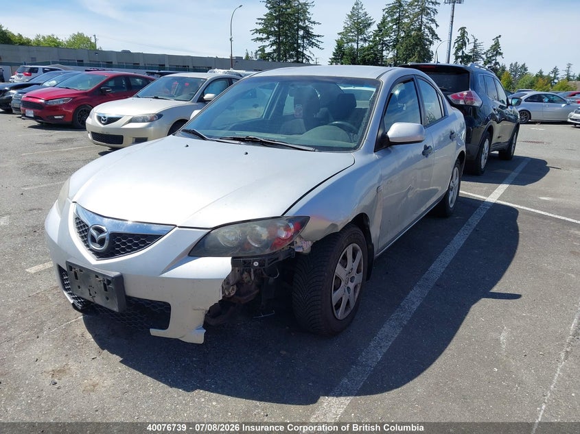 2007 Mazda 3, Front, IAAI, VIN JM1BK32F871619195 — photo 2