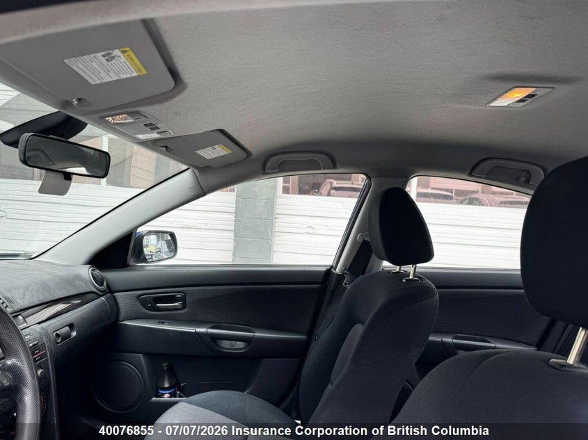 2008 MAZDA 3 SEDAN 2.0L I-4 DOHC, VVT, 148HP