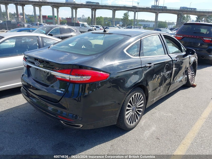 2017 FORD FUSION SEDAN 2.0L I-4 DI, DOHC, VVT, TURBO, 231HP