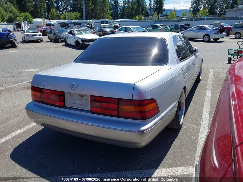 1991 LEXUS LS SEDAN 4.0L V8 FI DOHC 24V F