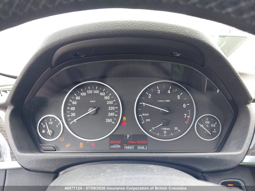 2015 BMW 3ER SEDAN 2.0L I-4 DI, DOHC, VVT, TURBO, 181HP